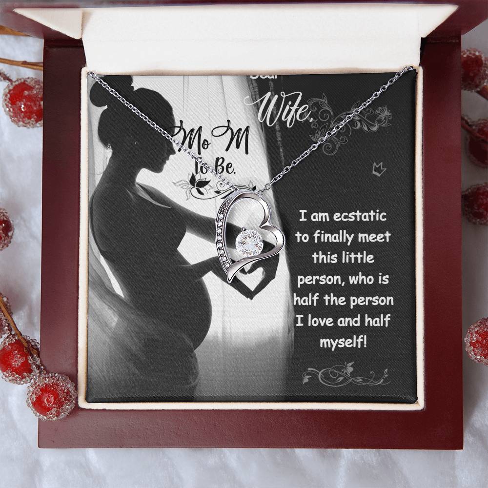 Forever Love Necklace With On Demand Message Card - To My Wife