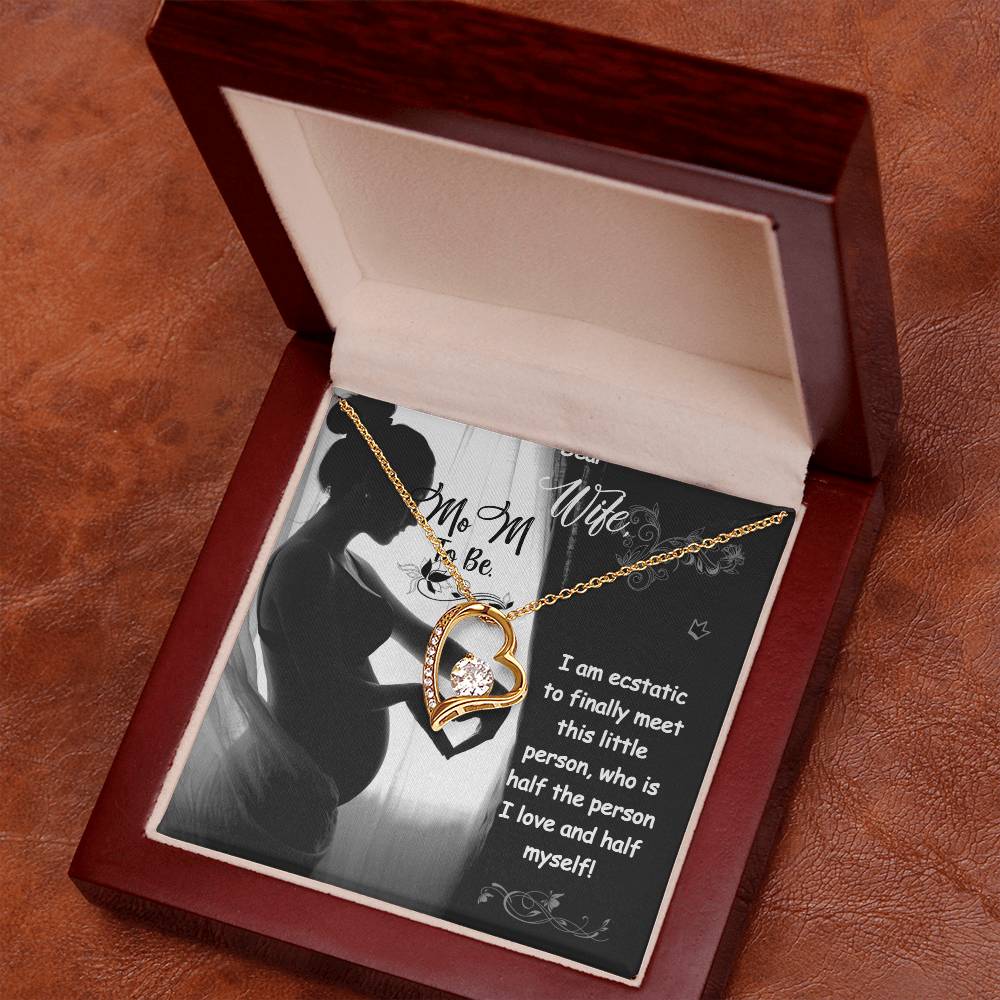 Forever Love Necklace With On Demand Message Card - To My Wife