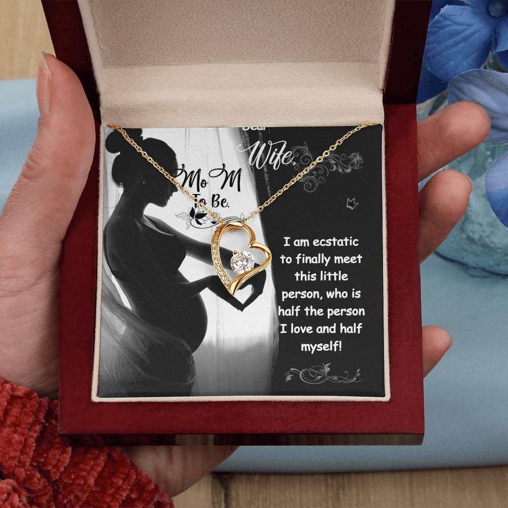 Forever Love Necklace With On Demand Message Card - To My Wife