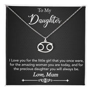 Zodiac Symbol Necklace From Mom To Daughter