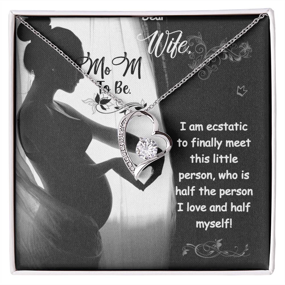 Forever Love Necklace With On Demand Message Card - To My Wife