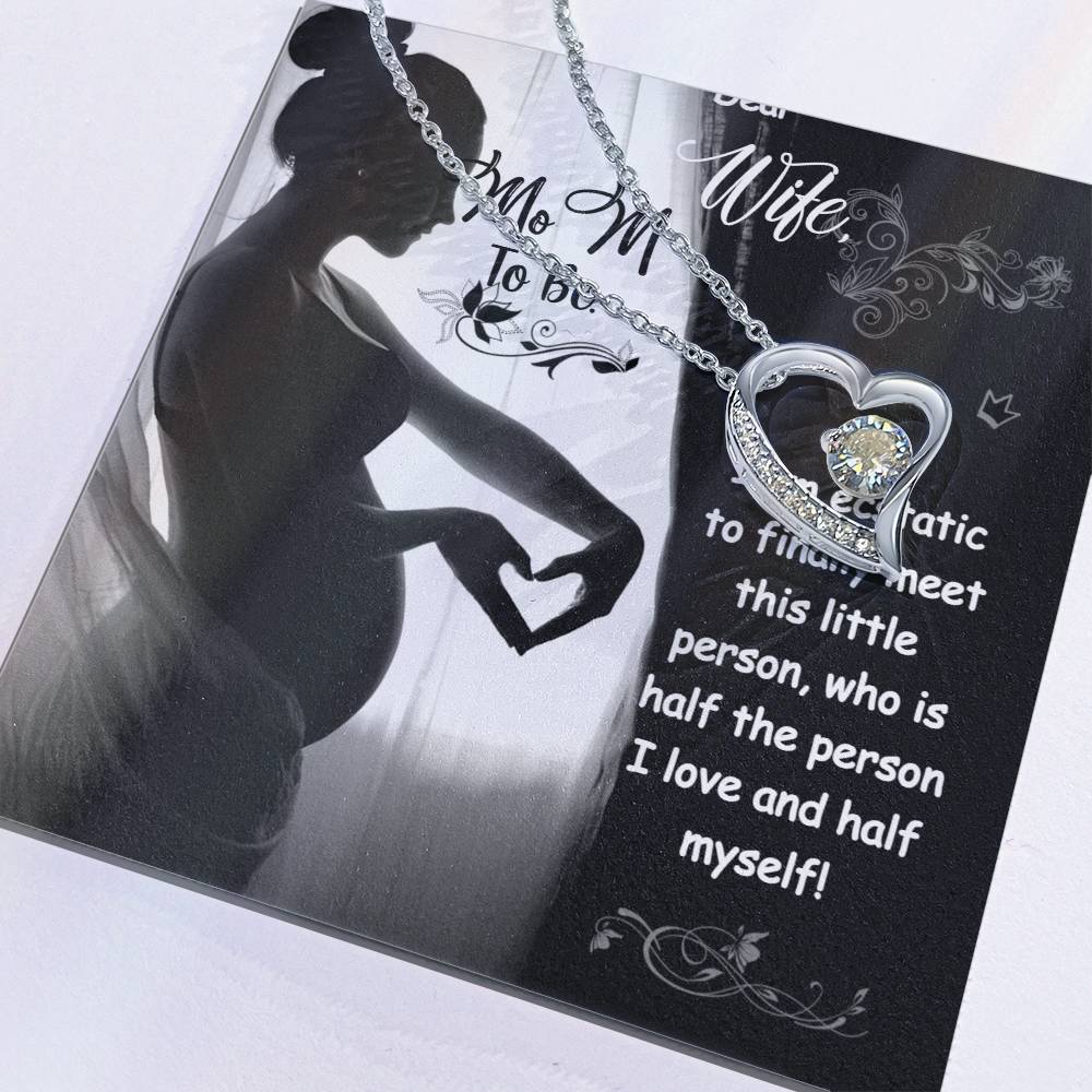 Forever Love Necklace With On Demand Message Card - To My Wife