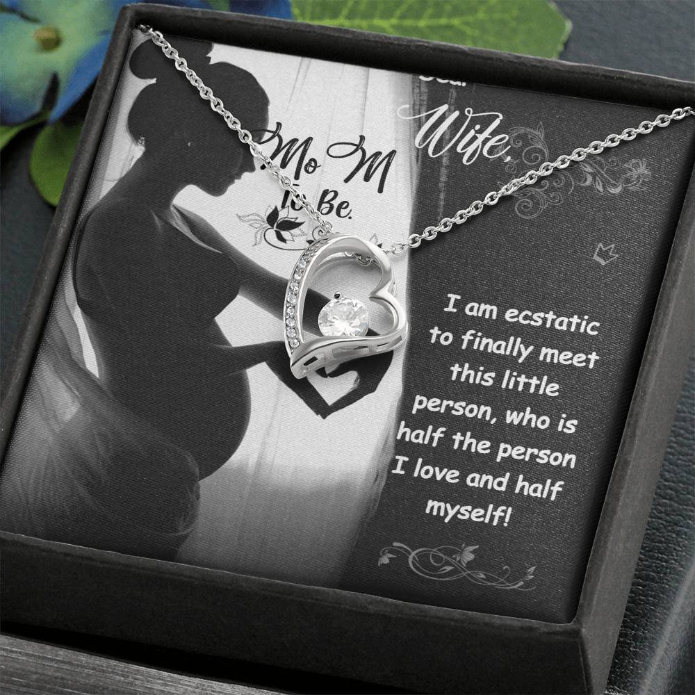 Forever Love Necklace With On Demand Message Card - To My Wife