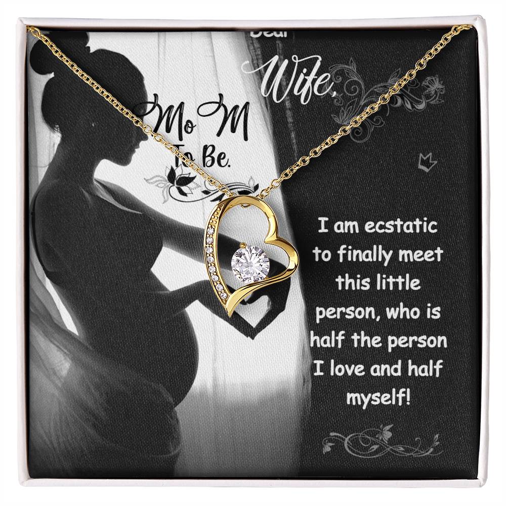 Forever Love Necklace With On Demand Message Card - To My Wife