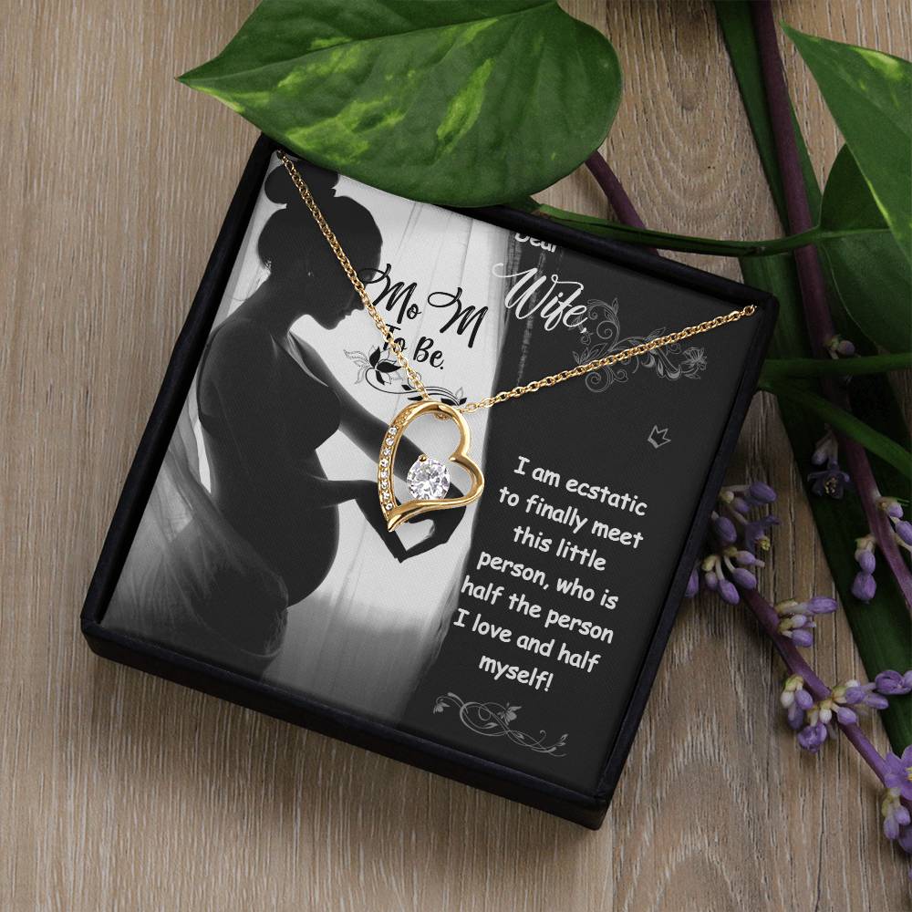 Forever Love Necklace With On Demand Message Card - To My Wife